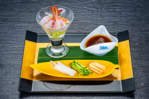 生海老のユッケ